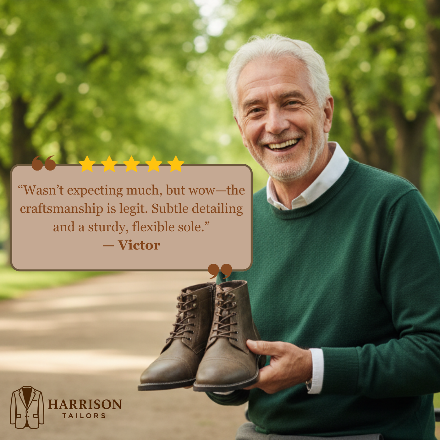 Nathan | Faux Ankle Boots with Side Zipper & Rubber Sole