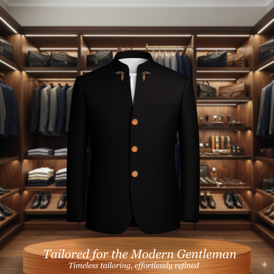 Lucas | Classic Stand Collar Jacket