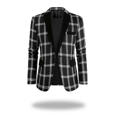 Ethan | Men’s Gentlemen's Plaid Blazer