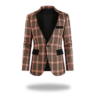 Ethan | Men’s Gentlemen's Plaid Blazer