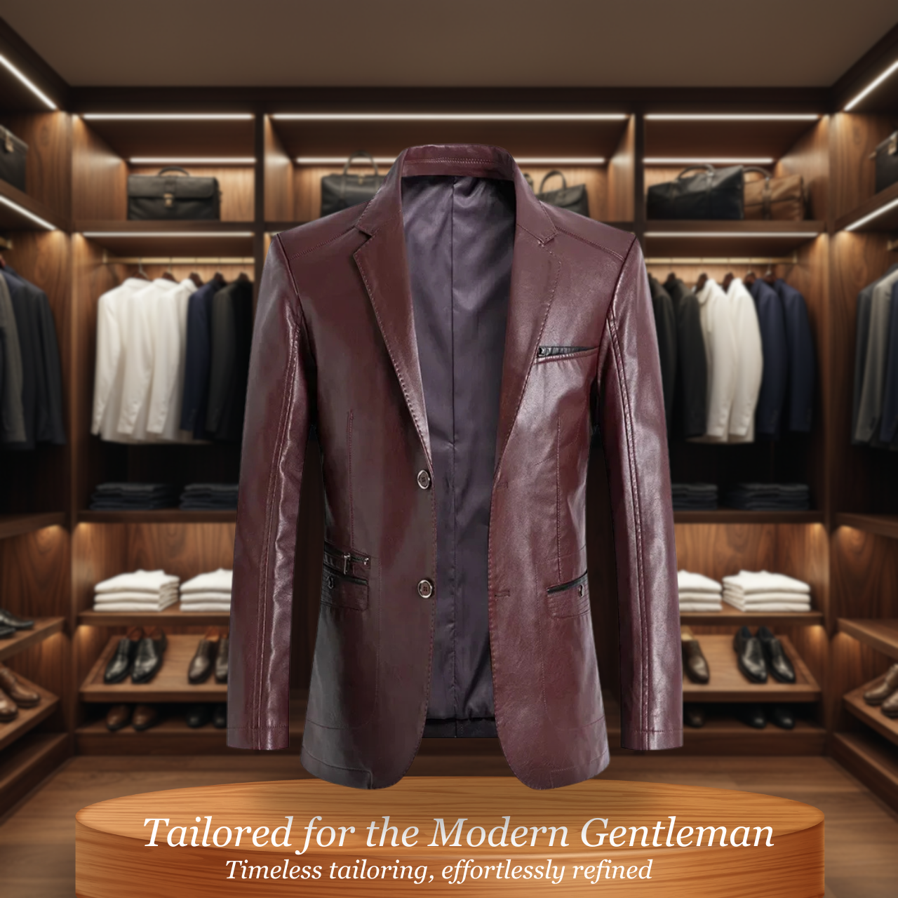 Blake | Italian-Inspired Tailored Leather Jacket