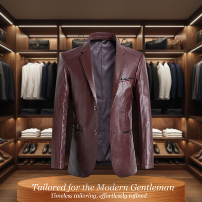 Blake | Italian-Inspired Tailored Leather Jacket