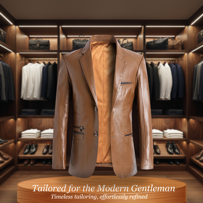 Blake | Italian-Inspired Tailored Leather Jacket