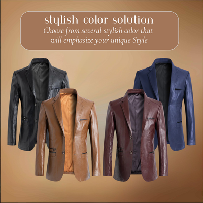 Blake | Italian-Inspired Tailored Leather Jacket