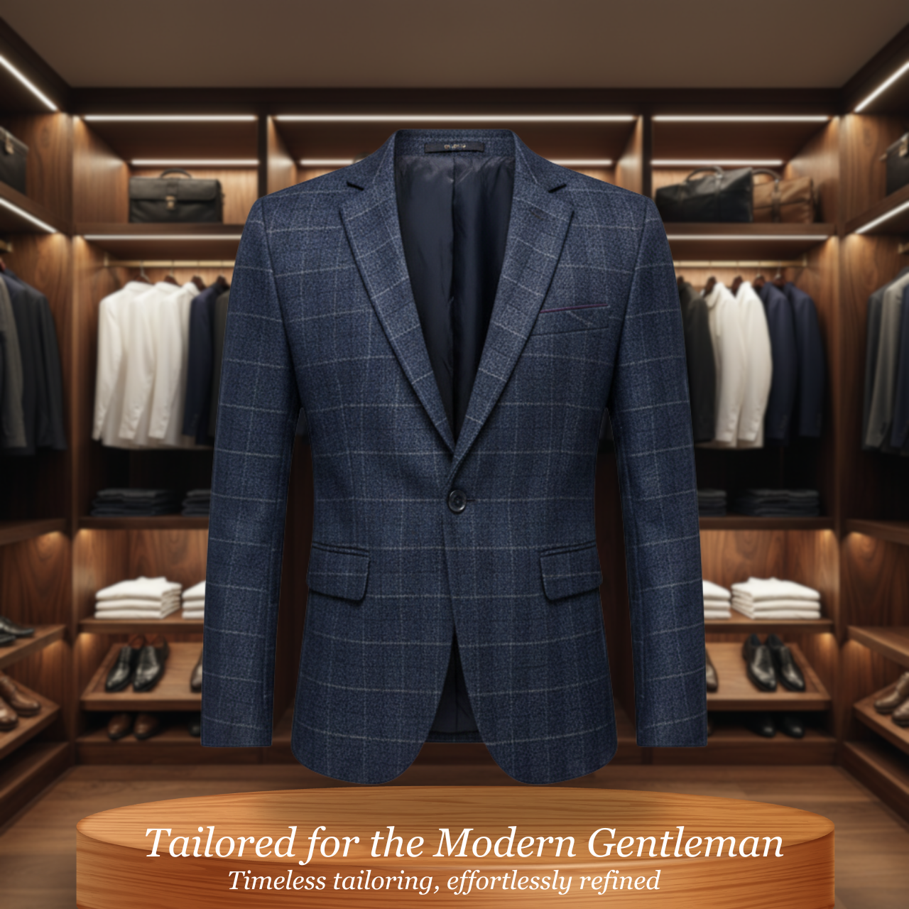 Adrian | British Plaid Suit Jacket