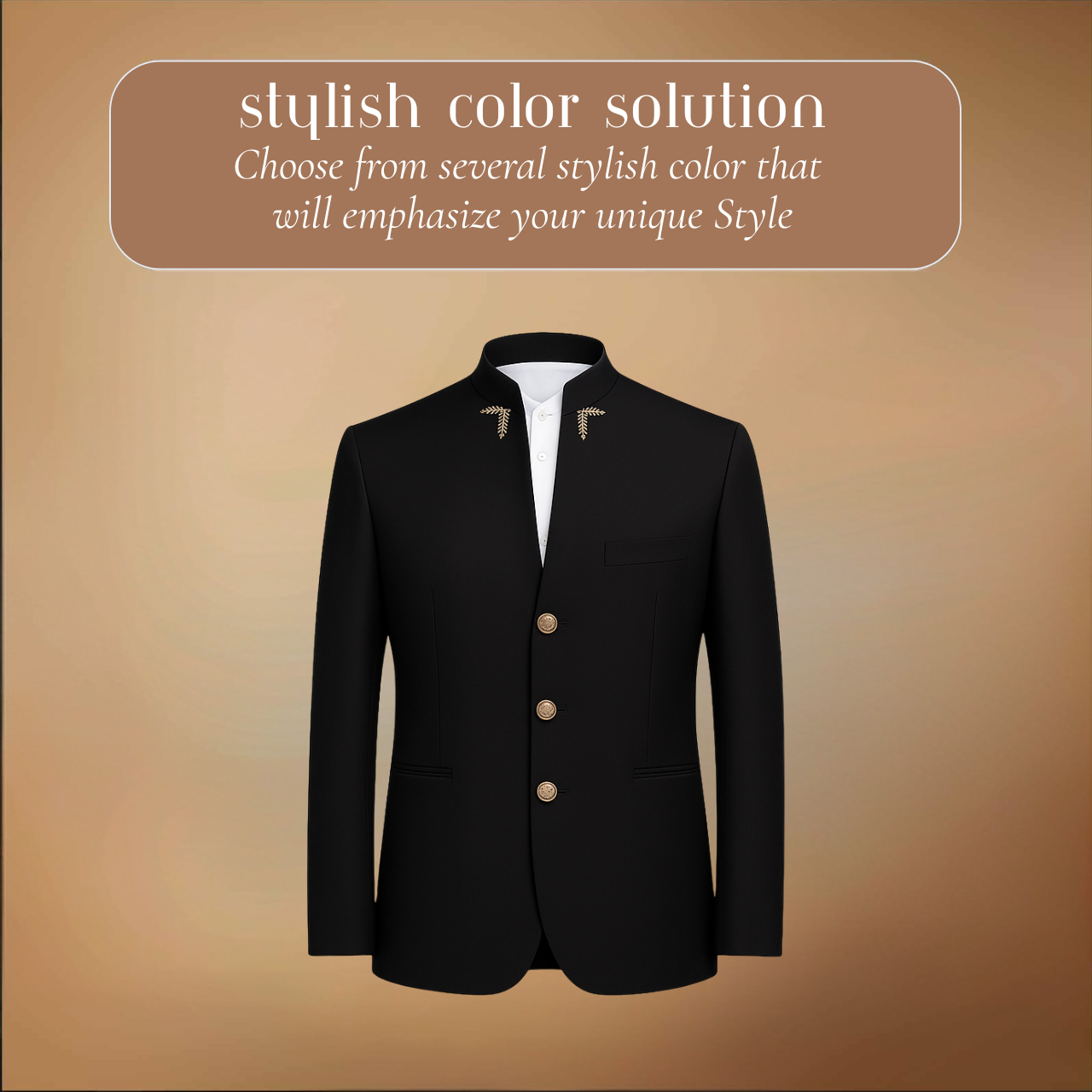 Lucas | Classic Stand Collar Jacket