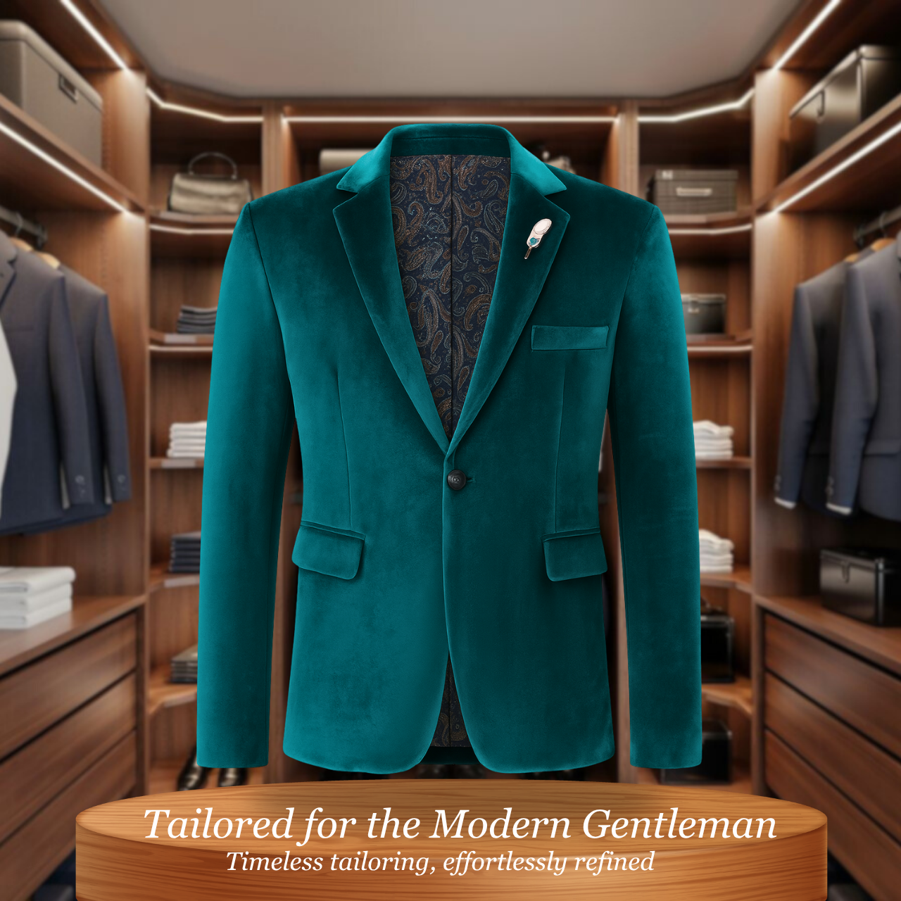 Theodore | Paisley Lined, Perfectly Tailored