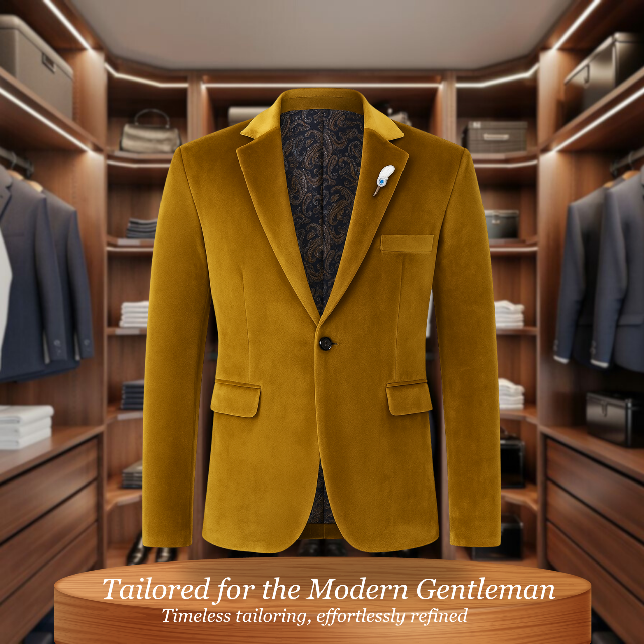 Theodore | Paisley Lined, Perfectly Tailored