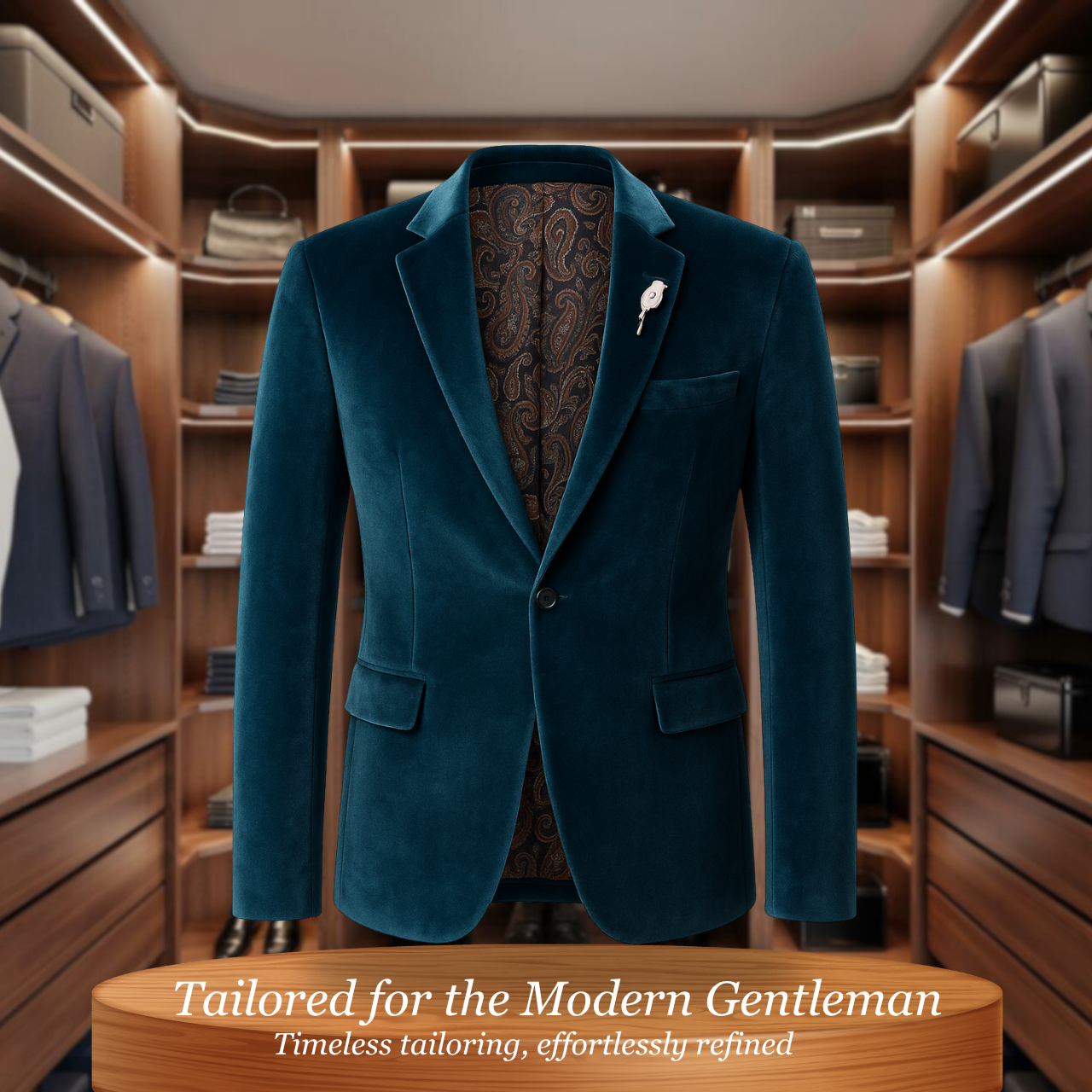 Theodore | Paisley Lined, Perfectly Tailored