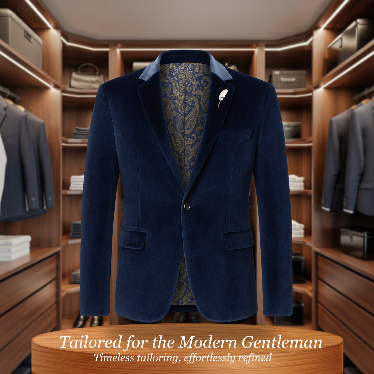 Theodore | Paisley Lined, Perfectly Tailored