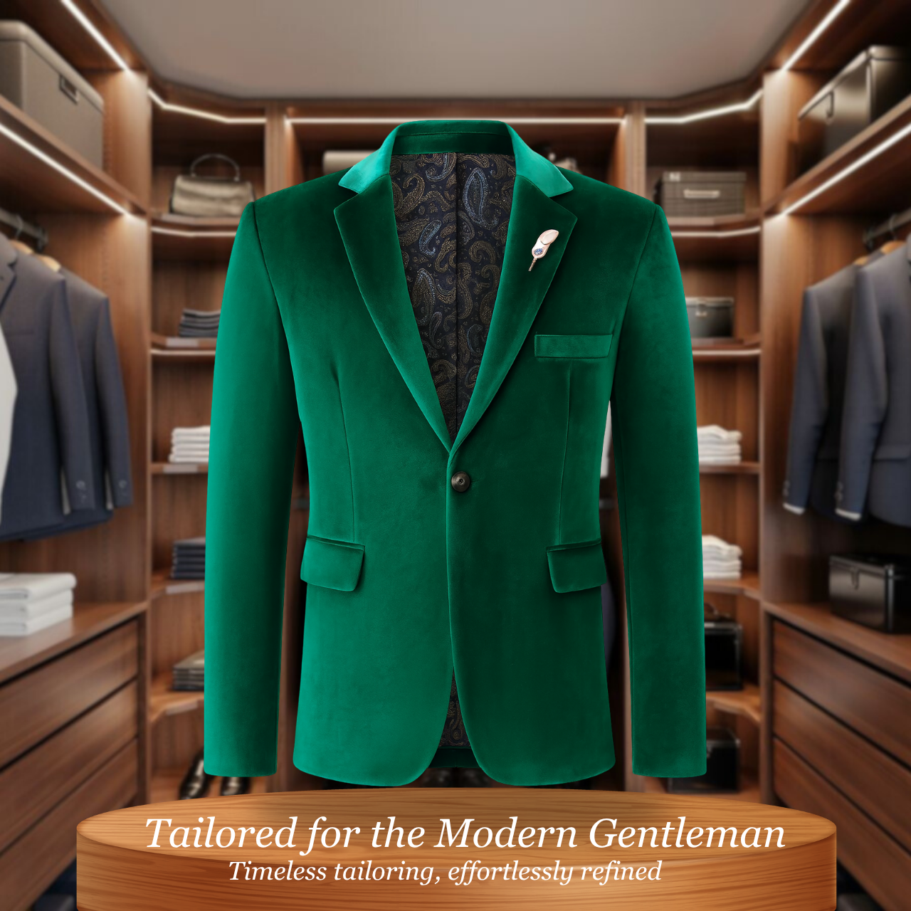 Theodore | Paisley Lined, Perfectly Tailored