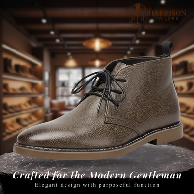 Alexander | Retro British Ankle Boots with Lace-Up Closure