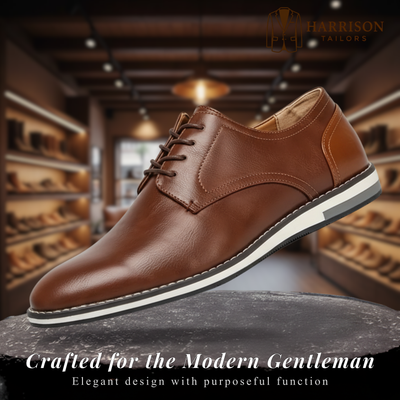 George | Men's Brown Lace-Up Shoes