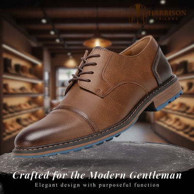 Nicholas | British Retro Lace-Up Derby Shoes