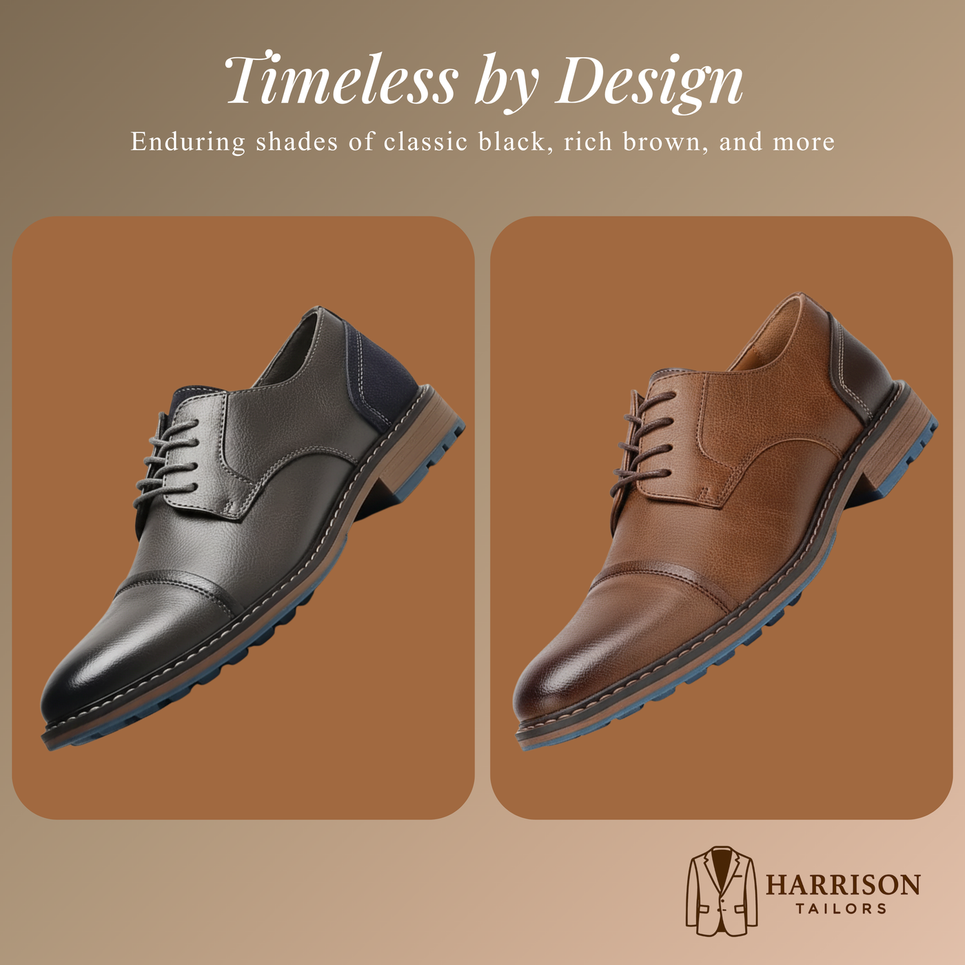 Nicholas | British Retro Lace-Up Derby Shoes