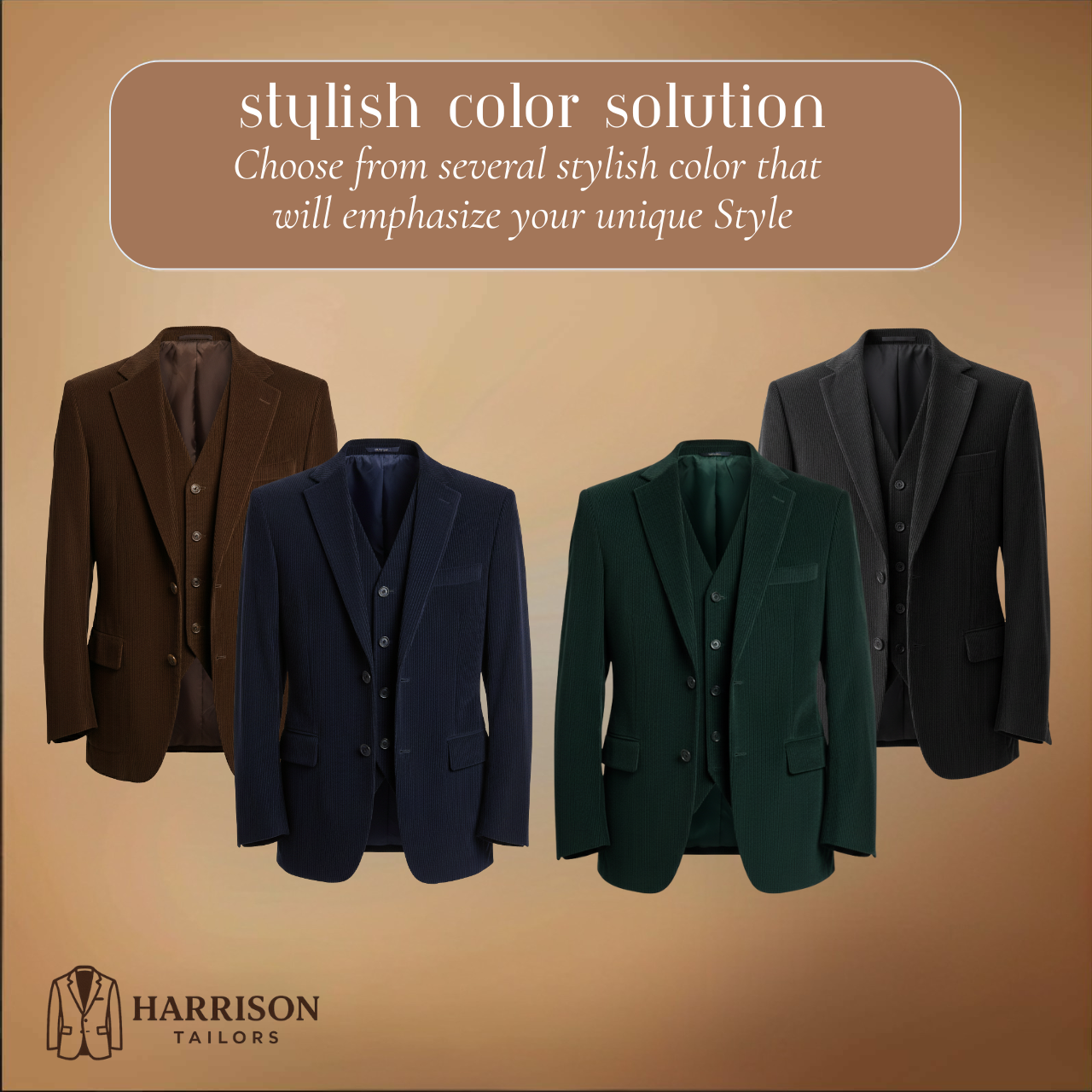 Benedict - Vintage Blazer & Waistcoat Set