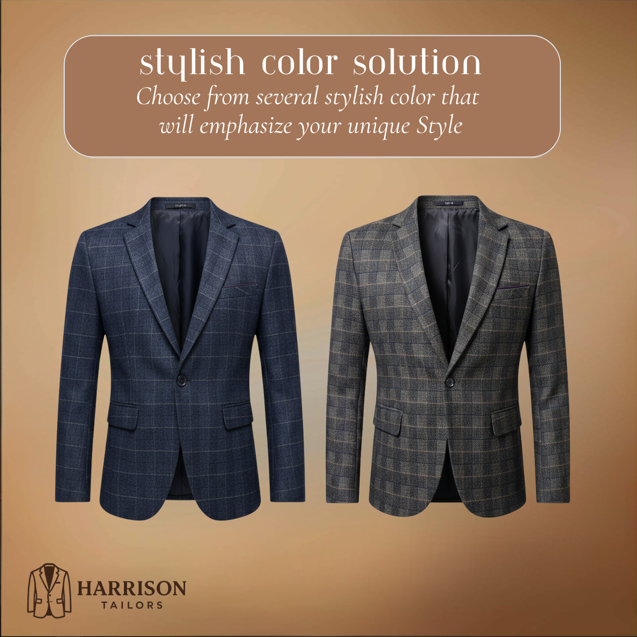 Adrian | British Plaid Suit Jacket