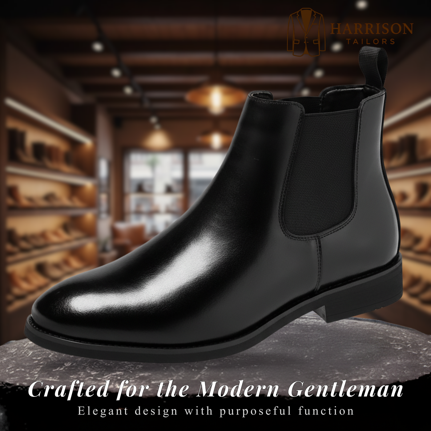 Thomas | Slip-On Mid-Calf Shoes