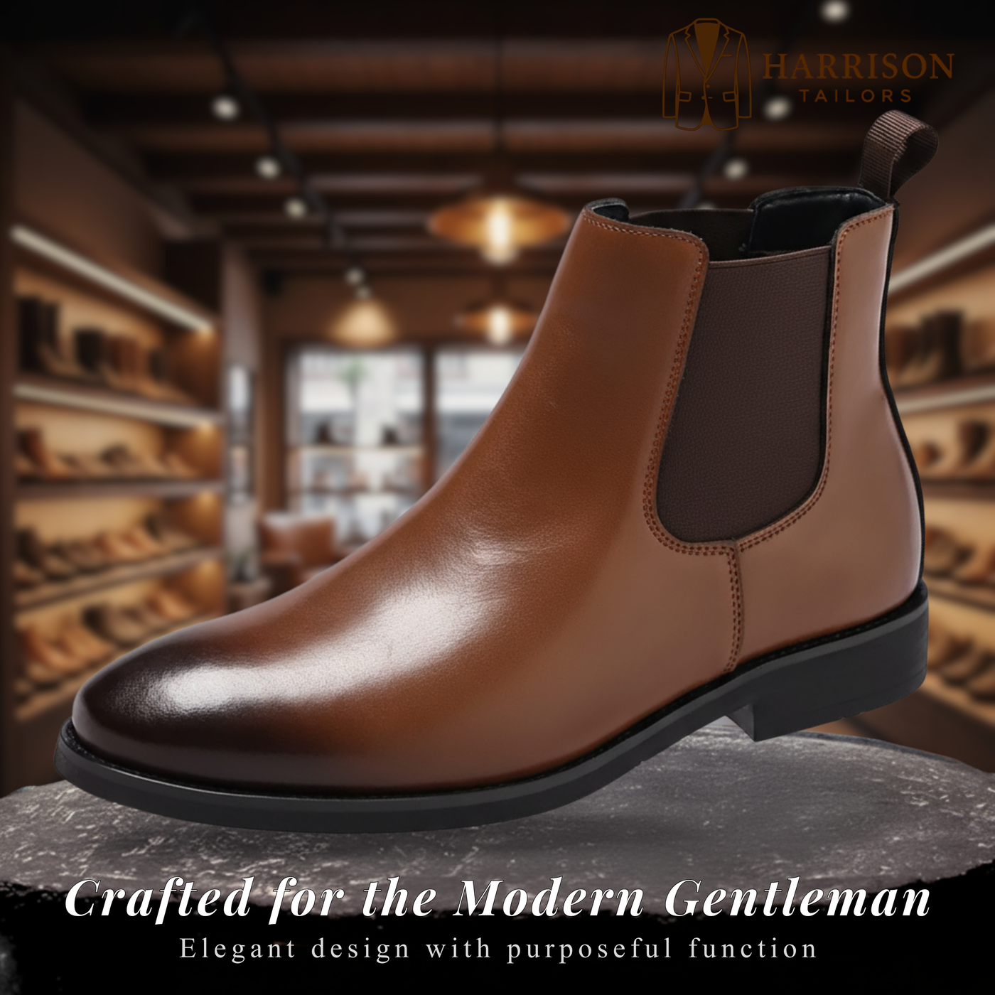 Thomas | Slip-On Mid-Calf Shoes