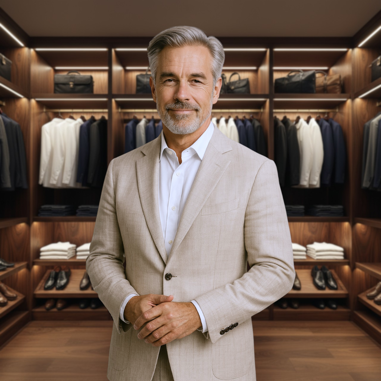 Morgan | Linen-Wool Blend Blazer