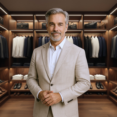 Morgan | Linen-Wool Blend Blazer