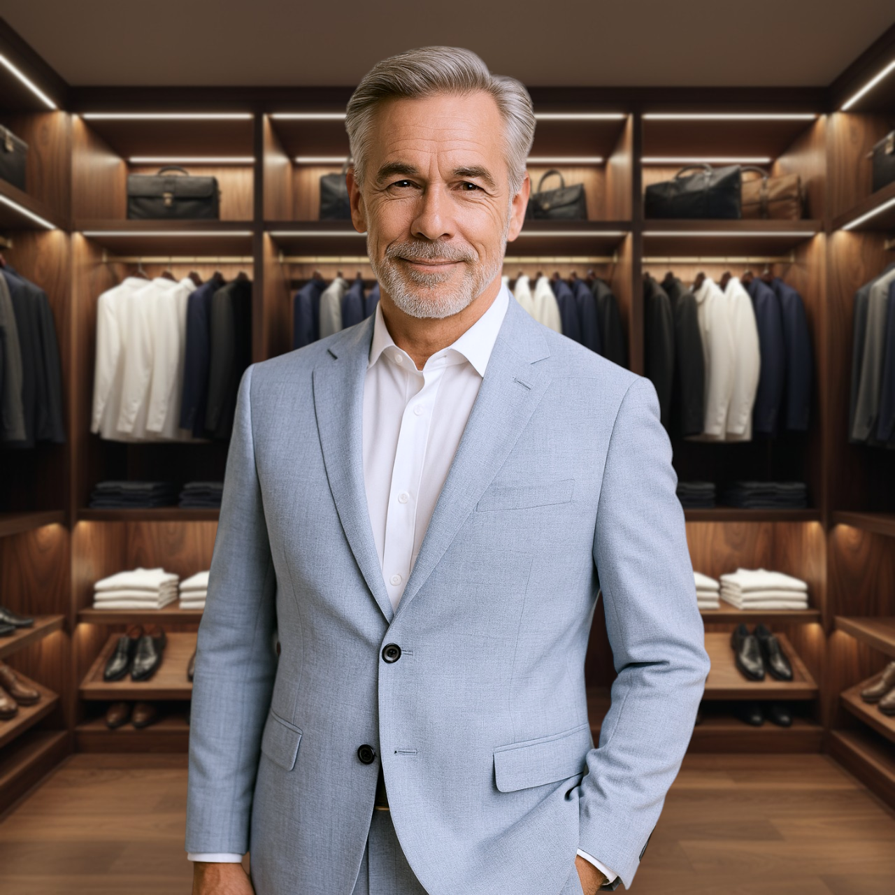 Morgan | Linen-Wool Blend Blazer