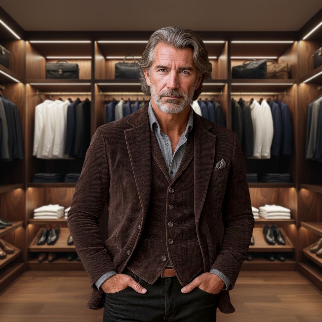 Benedict - Vintage Blazer & Waistcoat Set