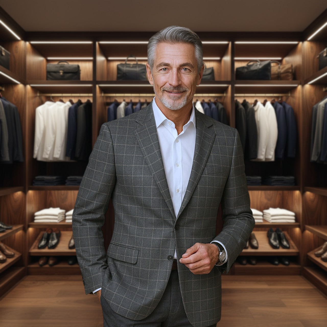 Bexley | British-Inspired Plaid Blazer