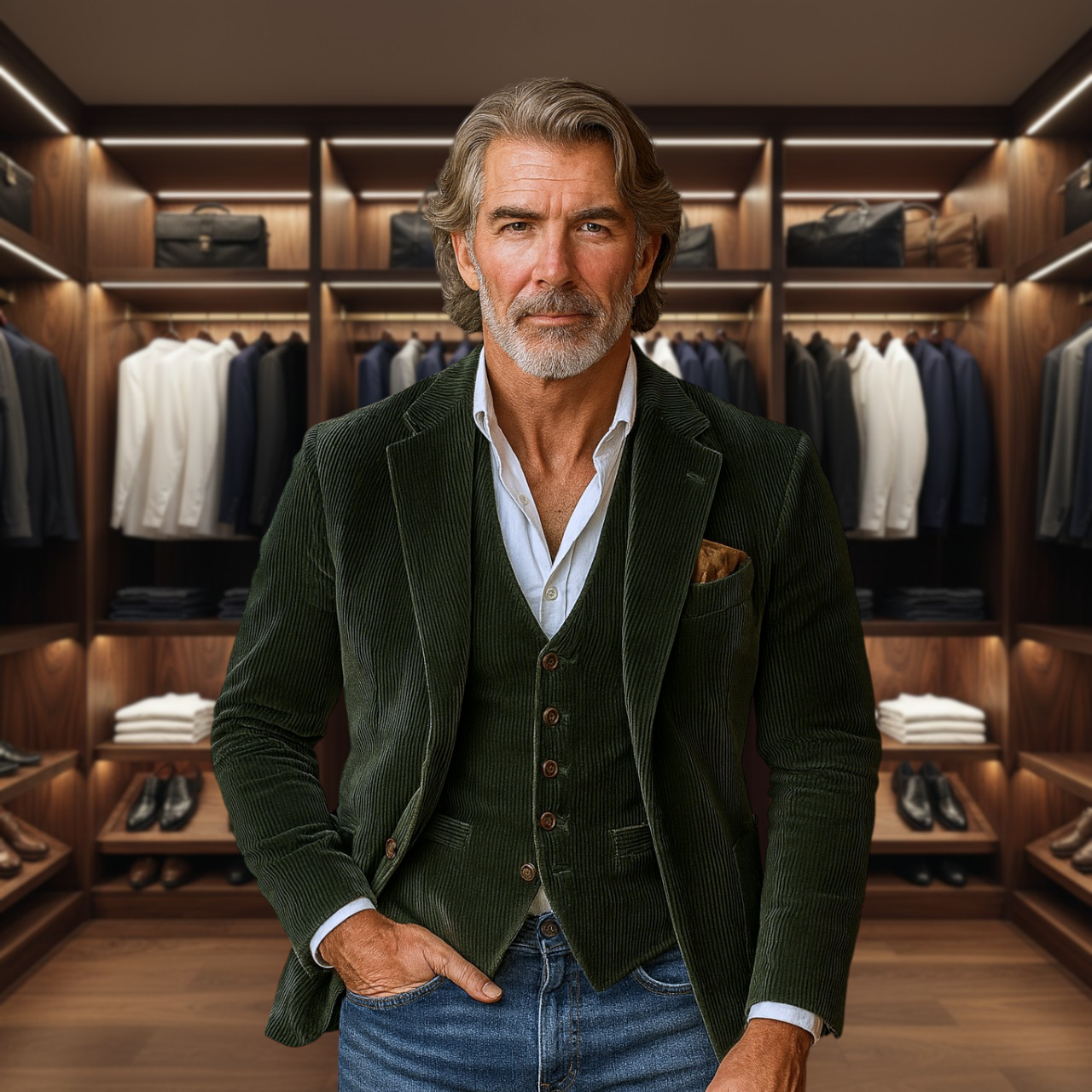 Benedict - Vintage Blazer & Waistcoat Set