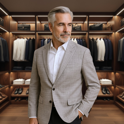 Morgan | Linen-Wool Blend Blazer