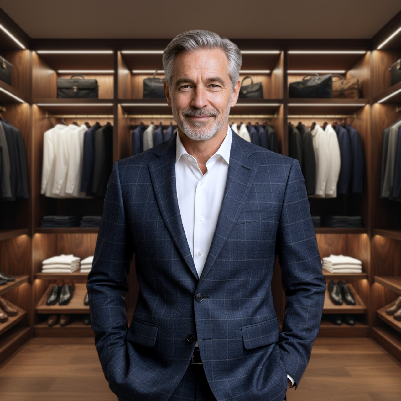 Adrian | British Plaid Suit Jacket